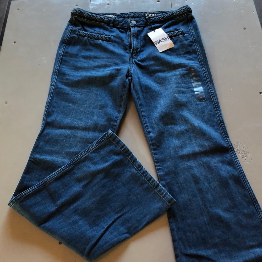 GAP ORIGINAL FLARE MID RISE JEANS 28